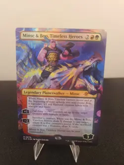 Minsc & Boo, Timeless Heroes (Rainbow Foil) Secret Lair Drop Foil - Image 2