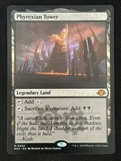 1x MTG Phyrexian Tower - Modern Horizons 3 (MH3) #303 - Magic the Gathering - Image 1