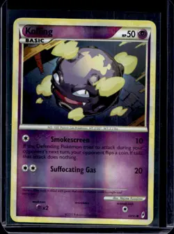 2011 Pokemon Call of Legends Koffing Reverse Holo #60/95 - Image 1