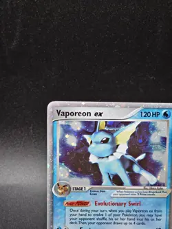 Pokemon Delta Species Vaporeon ex 110/113 Holo Rare EX - Image 2
