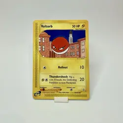 Voltorb 64/147 Aquapolis e-Series Pokemon Card 2002 Vintage NM Near Mint WotC - Image 1
