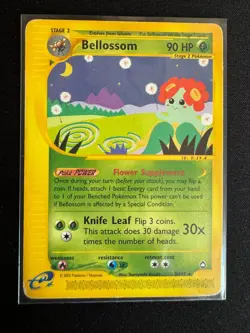 Pokemon TCG Bellossom 5/147 Non-Holo e-Series Aquapolis 2002 LP - Image 1