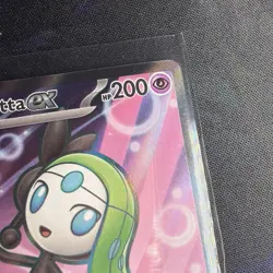 Pokemon TCG Black Bolt Full Art Ultra Rare Card Meloetta EX 159/086 - Image 3