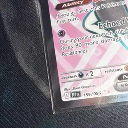 Pokemon TCG Black Bolt Full Art Ultra Rare Card Meloetta EX 159/086 - Image 5