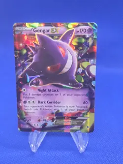 Pokemon XY Phantom Forces Gengar EX 34/119 Ultra Rare MP/HP - Image 1