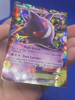 Pokemon XY Phantom Forces Gengar EX 34/119 Ultra Rare MP/HP - Image 3