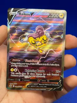 Pokemon Crown Zenith Galarian Gallery Raikou V GG41/GG70 Alternate Alt Art NM - Image 2