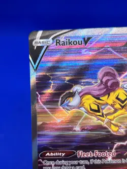 Pokemon Crown Zenith Galarian Gallery Raikou V GG41/GG70 Alternate Alt Art NM - Image 3