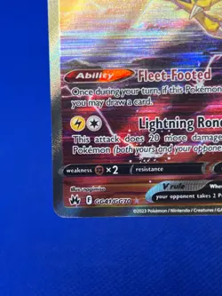 Pokemon Crown Zenith Galarian Gallery Raikou V GG41/GG70 Alternate Alt Art NM - Image 5