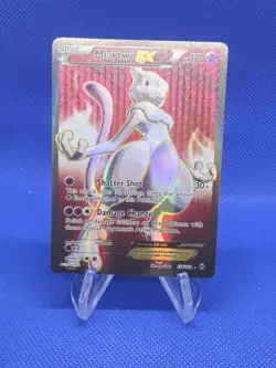 Pokemon XY BREAKthrough Mewtwo EX 158/162 Full Art Ultra Rare LP - Image 2