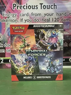 Factory Sealed Pokemon Scarlet & Violet Temporal Forces Booster Bundle 6 Packs - Image 1