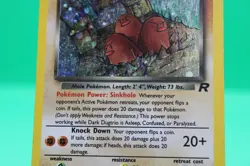 Pokemon Dark Dugtrio TCG Holo Card 6/82 Rare Team Rocket MP Condition - Image 3