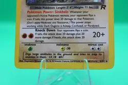 Pokemon Dark Dugtrio TCG Holo Card 6/82 Rare Team Rocket MP Condition - Image 4