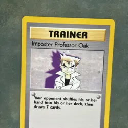 Imposter Professor Oak 73/102 Pokemon TCG Base Set Near Mint NM - Image 2