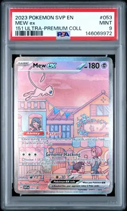 2023 POKEMON SVP EN-SV 151 ULTRA-PREMIUM COLLECTION #053 MEW EX PSA 9 - Image 1