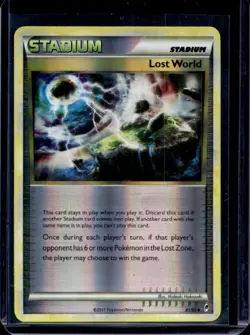 2011 Pokemon Call of Legends Lost World Reverse Holo #81/95 - Image 1