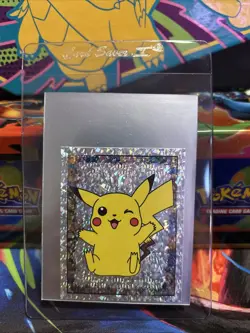 1998 Pokemon Pikachu #S6 Merlin Sticker Series 1 Topps Holo - Image 1