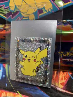 1998 Pokemon Pikachu #S6 Merlin Sticker Series 1 Topps Holo - Image 2