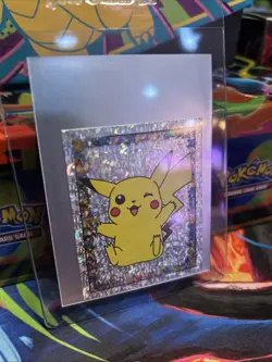 1998 Pokemon Pikachu #S6 Merlin Sticker Series 1 Topps Holo - Image 3