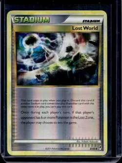 2011 Pokemon Call of Legends Lost World Reverse Holo #81/95 - Image 1
