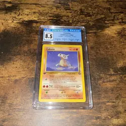 1st Edition Cubone Non-Holo Jungle 50/64 CGC 8.5 Pokemon TCG NM mint + - Image 1