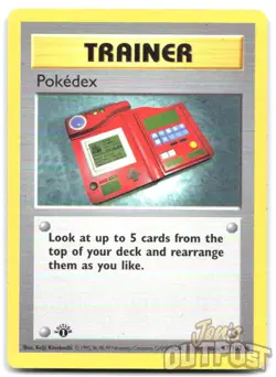 Pokedex 87/102 Base Set 1st Edition Shadowless Pokemon HP - Image 1
