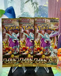 JAPANESE Pokemon WILD FORCE Booster Pack sv5K New Sealed (3x) LOT G - Image 1