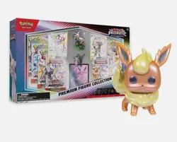 Pokemon TCG Prismatic Evolutions Premium Figure Collection with Funko Pop - New - Image 1