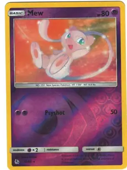 Mew 32/68 Hidden Fates Reverse Holo Rare Pokemon TCG - Image 1