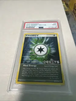 2005 POKEMON EX DEOXYS #94 HEAL ENERGY-REVERSE FOIL PSA 9 Mint - Image 2