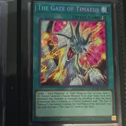 Yugioh The Gaze of Timaeus MZMU-EN013 Maze of Muertos 1st Edition Spell Holo - Image 1