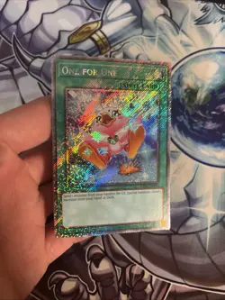 (SRH) One for One (Alt. Art) - RA03-EN056 - Platinum Secret Rare VLP - Image 2