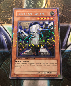 *** BIG PIECE GOLEM *** DUEL TERMINAL RARE DT01-EN053 (LP) YUGIOH! - Image 1