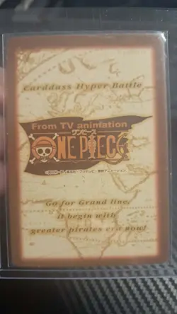BANDAI One Piece Hyper Battle C72 RORONOA ZORO GOLD STAMPED SCARCE EARLY CARD - Image 2