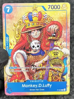 Monkey.D.Luffy (2nd Anniversary Stamped Promo) P-043 One Piece Promotion... - Image 1