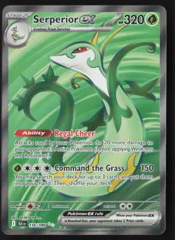 Serperior ex - 156/086 - Ultra Rare - Black Bolt - Pokemon Card - NM/M - Image 1