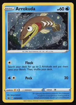 Arrokuda - SWSH093 - Black Star Promo - Pokemon Card - NM/M - Image 1
