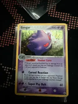 Pokemon TCG Gengar 5/92 EX Legend Maker 2006 Holo Rare Card MP - Image 1
