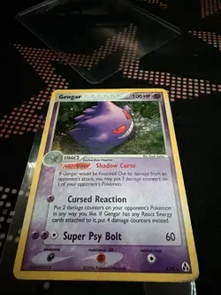 Pokemon TCG Gengar 5/92 EX Legend Maker 2006 Holo Rare Card MP - Image 2