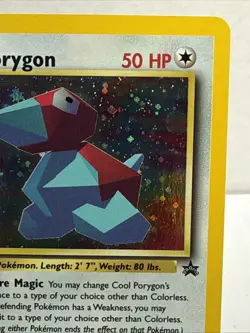 Pokemon TCG 2000 Cool Porygon Holo Rare Black Star Promo Card 15/53 WOTC - Image 4