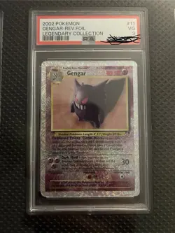 Pokemon Gengar Legendary Collection Reverse Holo Rare 11/110 2002 PSA 3 Card - Image 1