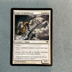 MTG- Angel of Jubilation- Avacyn Restored- Near Mint Cond- MAGIC CARD - Image 1
