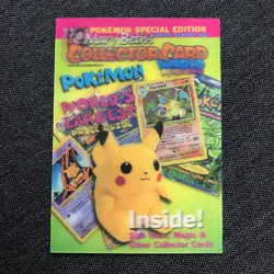 2000 (Lenticular Pikachu Pokemon Card) Mary Beth’s Collector Card World TCG VTG - Image 1