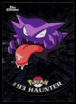 Haunter #93 - Topps Chrome Series 2 Pokemon Card Light Play - Image 1