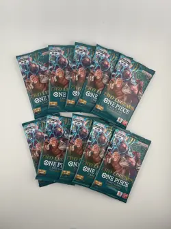 Bandai OP-08 One Piece Card Game Two Legends 10 Booster Packs English Sealed CCG - Image 1