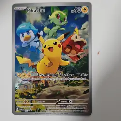 Pokemon Pikachu 027 SVP Black Star Promo Holo Card English 2023 - Image 1