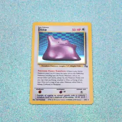Ditto 3/62 1999 Basic Card Holo Pokemon TCG Base Set - Image 1