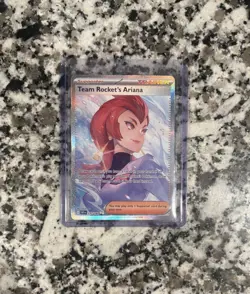 Pokemon TCG Destined Rivals Team Rocket's Ariana SIR Holo Card 237/182 - Image 1
