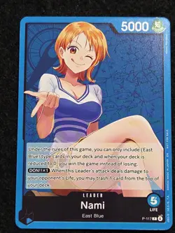 Nami - P-117 One Piece Promotion Cards / Go All The Way To The Top OP13-077 - Image 2
