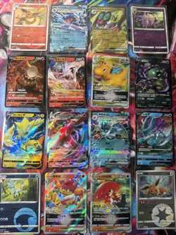 Pokemon 16 Card Lot nm V Max Mega Amazing Ex HOLO Rare Hits Only B10 - Image 1
